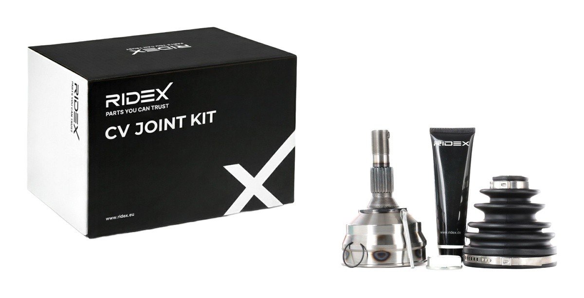 RIDEX Gelenksatz PEUGEOT,CITROËN 5J0344 3272FT Antriebswellengelenk,Gleichlaufgelenk,Antriebsgelenk,Gelenk,Gelenksatz, Antriebswelle Image