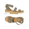 Steve Madden Damen Sandale, Gr. 40, beige, kein Etikett