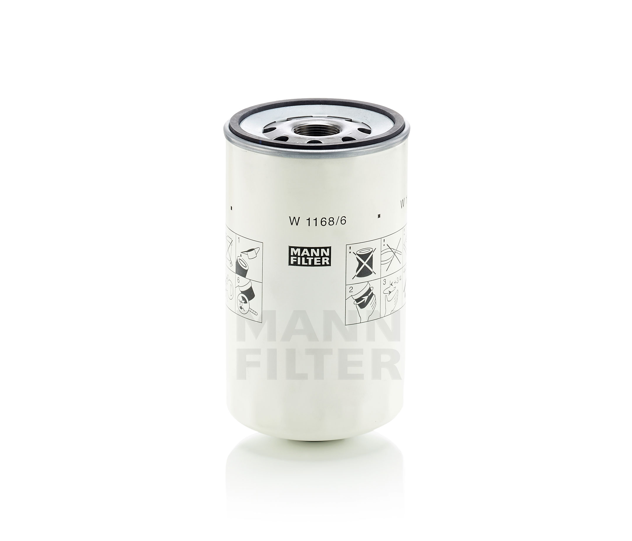 MANN-FILTER Ölfilter FENDT W 1168/6 F954200510010,04913595,04916195 Motorölfilter,Filter für Öl Image