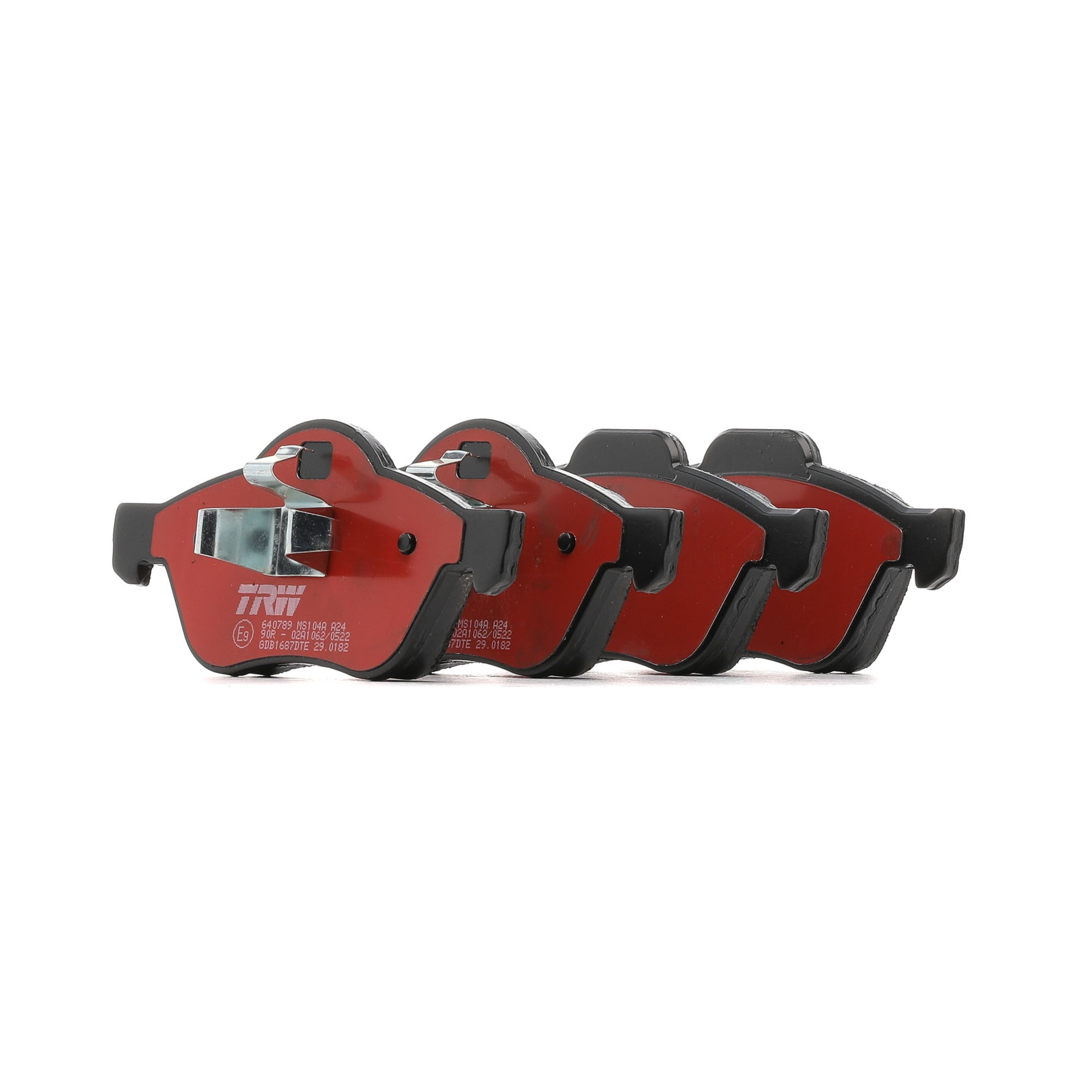 TRW Bremsbelagsatz RENAULT GDB1687DTE 410601237R,7701209100,7701209670 7711130086 Image