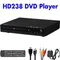 Scatola per lettore DVD domestico HD 1080P per TV Home Theater, lettori per dischi CD DVD gratuiti su tutte le regioni Uscita AV con scatola per lettore di telecomando