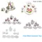 1:12 Miniatura per casa delle bambole Mini set da tè in ceramica Mobili Modello per la casa Decorazione Accessori per casa delle bambole giocattolo