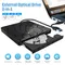 Lettore CD USB 3.0 tipo C Masterizzatore DVD Unità ottica esterne 2 in 1 CD-RW portatile Lettore di scrittura DVD-ROM Registratore per PC desktop
