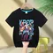 2025 Hot Movie Neonate T Shirt Morbido cotone Abbigliamento per bambini KPop Demon Hunters Ventole Regali Abbigliamento per bambini Moda Casual Top