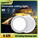 12V 24V RV Tetto Soffitto Cabina Luce 95x15mm Touch Dimming Marine Lampada per interni Rimorchio da campeggio per auto Luci a LED Accessori auto