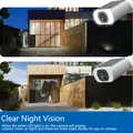 Telecamera bullet IP Tuya da 5 MP WiFi Batteria esterna Pannello solare CCTV Telecamera di sorveglianza wireless Protezione di sicurezza domestica Audio bidirezionale