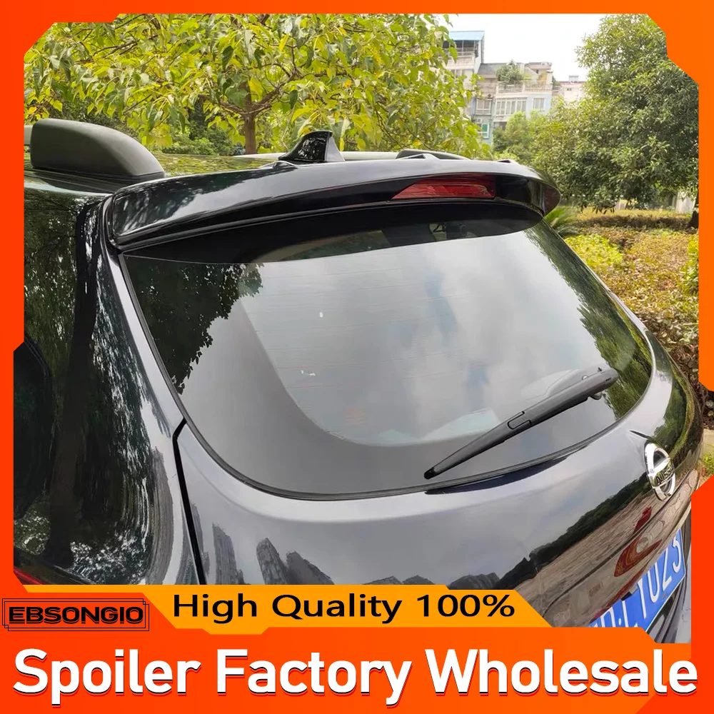 Per Nissan Qashqai Spoiler 2007-2011 2012 2013 Materiale ABS di alta qualità Auto Ala posteriore Primer Colore Ala posteriore Spoiler labbro