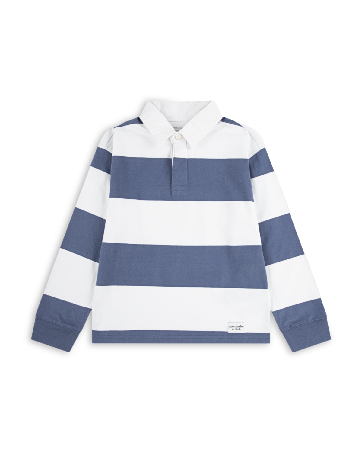 abercombie kids Boys' Long Sleeve Rugby Polo - Little Kid, Big Kid - Vintage Indigo
