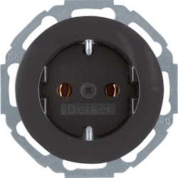 Berker Steckdose SCHUKO 45 Grad 47272045 Image