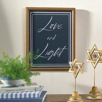 Framed Love And Light Wall Art - Grandin Road