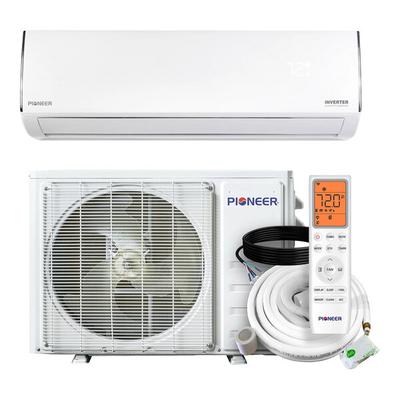 Pioneer Diamante Essenza WYT-17 WYT018GLUI17RL High Wall-Mounted Ductless Mini Split AC / Heat Pump System - 17 SEER2, 17,000/16,500 BTU, 208-230V