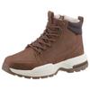 Winterboots DOCKERS BY GERLI, Herren, Gr. 46, braun (cognac, dunkelbraun), Nubuklederimitat, Textil, sportlich, Schuhe, Schnürboots mit Warmfutter