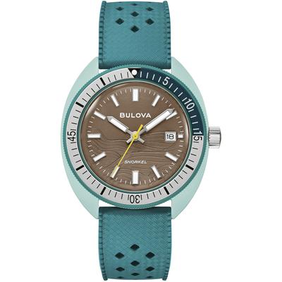 Quarzuhr BULOVA, grün, Armbanduhren, Herren, Armbanduhr, Herrenuhr, analog, Tag Image