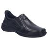 Slipper JOSEF SEIBEL "New Anvers 22", Herren, Gr. 45, schwarz, Leder, casual, Schuhe, Anzugschuh, Komfortschuh in Weite K