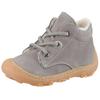 Lauflernschuh PEPINO BY RICOSTA "Colin WMS: weit", Kinder, Gr. 21, grau, Leder, casual, Schuhe, Babyschuh, Winterstiefel mit Warmfutter, Größenschablone zum Download