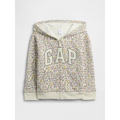 Gap Green Floral Logo Zip Hoodie (6mths-5yrs)