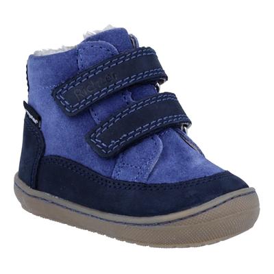 Lauflernschuh RICHTER "Maxi WMS: Mittel", Kinder, Gr. 26, blau (blau, navy), Nubukleder, casual, Schuhe, Winterschuh mit WMS und Warmfutter, Größenschablone zum Download Image