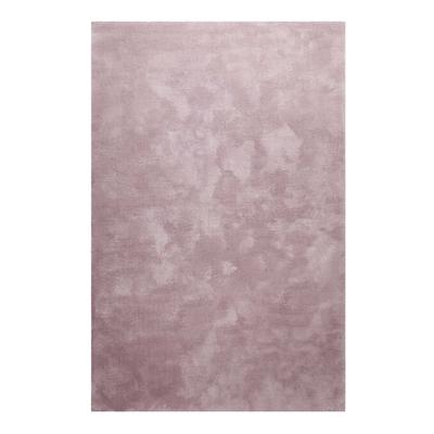 Teppich HOMIE LIVING "Sienna", rosa, B:70cm H:20mm L:140cm, Polyester, Teppiche, Hochflor, Microfaser, uni, weich & kuschelig, Wohnzimmer, Schlafzimmer Image