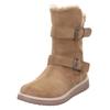Winterstiefel SUPERFIT "LORA WMS: Mittel", Kinder, Gr. 32, beige, Veloursleder, unifarben, modisch, Schuhe, Snowboots mit wasserdichter GORE-TEX, Größenschablone zum Download