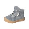 Schnürstiefelette PEPINO "Pepino Stiefelette Leder", Damen, Gr. 22, bunt (grau, grün), Leder, casual, Schuhe
