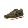 Sneaker BUGATTI "bugatti Sneaker Veloursleder", Herren, Gr. 45, grün (dunkelgrün), Veloursleder, casual, Schuhe