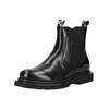 Stiefelette STEVE MADDEN "STEVE MADDEN Stiefelette Leder/Textil", Herren, Gr. 43, schwarz, Leder, Textil, casual, Schuhe