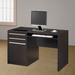 Wildon Home® Pembroke Desk Wood in Black/Brown | 30.75 H x 47.25 W x 23.5 D in | Wayfair E46F9F82B76E45C19DDBBE76D5924A04