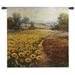 Fine Art Tapestries Tuscan Pleasures I BW Tapestry Cotton in Brown/White | 53 H x 53 W in | Wayfair 3410-WH