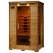 Heatwave 2-Person Hemlock Infrared Sauna w/ 5 Ceramic Heaters in Brown | 75 H x 39.25 W x 47.75 D in | Wayfair BSA2406