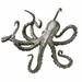 Cyan Design Octopus Shelf Decor Figurine Metal in Gray | 6.25 H x 7.5 W x 5.5 D in | Wayfair 02827