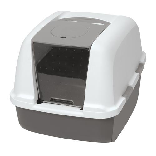 Catit Jumbo Katzentoilette dunkelgrau Katzentoilette