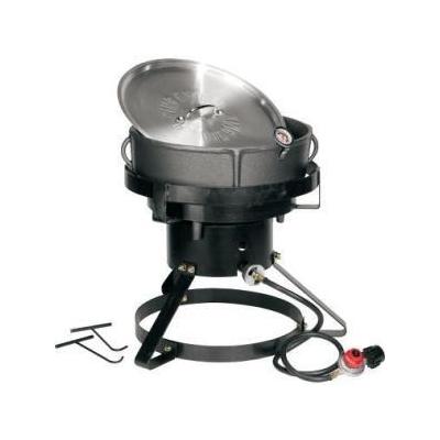 King Kooker 10-Gallon Cast Iron Jambalaya Pot w/Cooker Pkg.