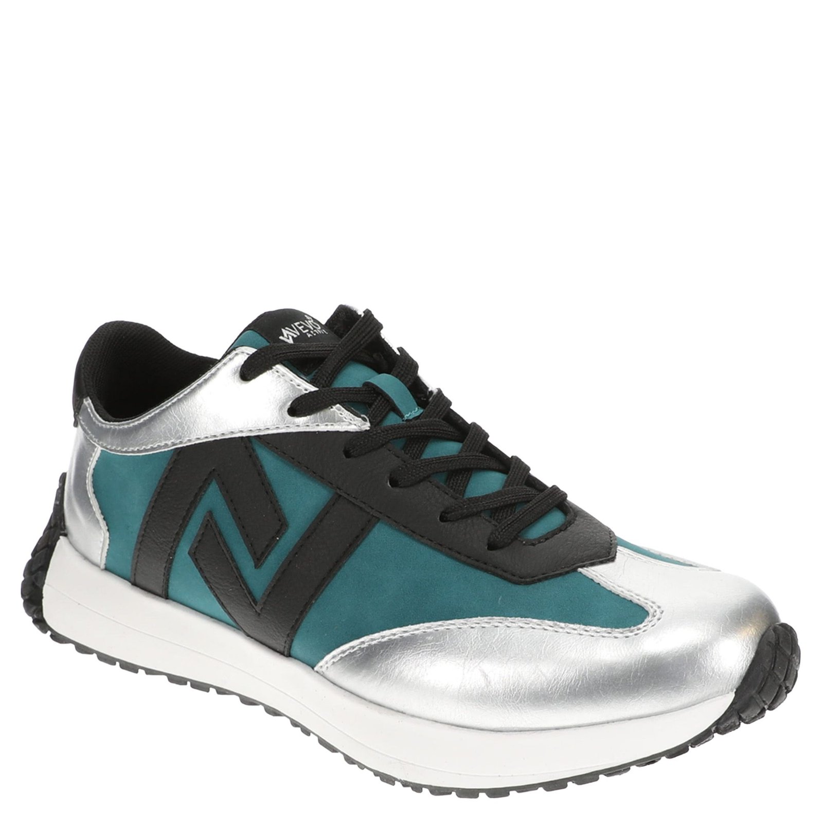 VEVO ACTIVE Bennett - Womens 6.5 Metallic,Silver Sneaker Medium