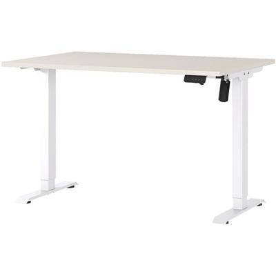 Germania-Werke Schreibtisch höhenverstellbar (elektrisch) »Boras« 120 cm Kaschmir/Weiß, 120x119x80 cm Image