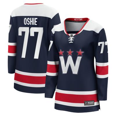 Damen Fanatics TJ Oshie Marineblaues Washington Capitals Alternate Premier Breakaway-Spielertrikot Image