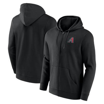 Arizona Diamondbacks Primary Logo Hoodie mit durchgehendem Reißverschluss – Herren Image
