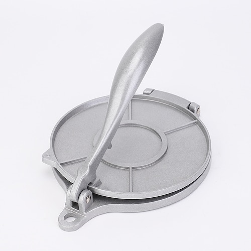 macchina per tortillas manuale in lega di alluminio, modellatrice per pasta di mais, utensile per pancake, gadget da cucina per cucinare in casa
