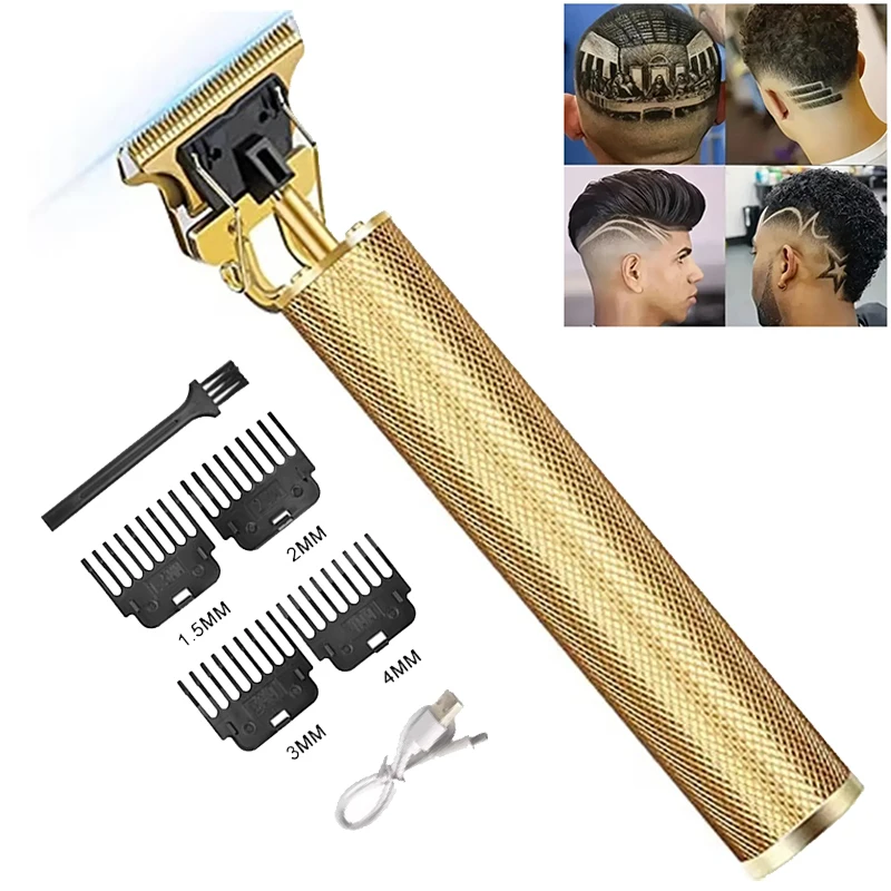 Elektrische Haar Schneiden Maschine Vintage T9 Clipper Haar Wiederaufladbare Mann Rasierer Trimmer Für männer Friseur Neue Heiße Verkauf Image