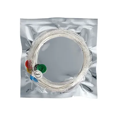 6pcs Classical Guitar Strings Set Plating Super Light Classic Guitar Clear Nylon Silver Strings Silver Plated Copper