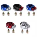2025 Nuovo adattatore sandwich filtro olio per auto universale in alluminio AN10 PQY6721 PQY - Kit piastra radiatore olio