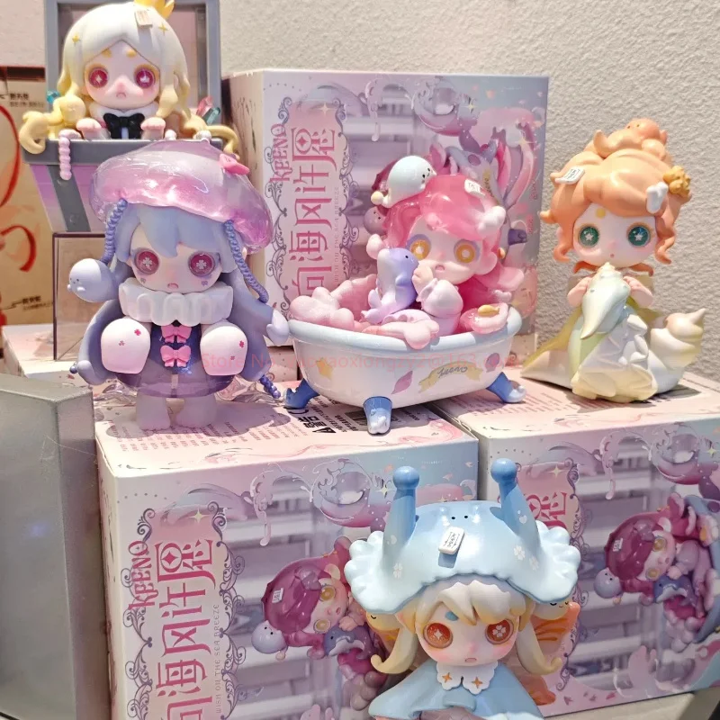 Hot Girl'S Geburtstagsgeschenk Ghost Keeno 3. Generation Wishing For Sea Breeze Series Blind Box Trendy Desktop Ornament Collection Image