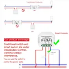 ELETTO-Per Alexa Google Home Modulo interruttore Smart Zigbee compatibile Interruttore per tende dimmerabile a 1 via Controllo remoto tramite app Voice Cont