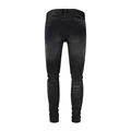 Designer moda nuovi jeans da uomo traforati patch kaki lavati jeans neri nostalgici pantaloni di marca hip-hop di alta strada Y2K