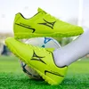 Heißer Verkauf Mode Grün männer Fußball Training Schuhe Größe 35-46 Fußball Rasen Schuhe Unisex Professionelle Indoor Futsal turnschuhe Männer