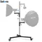 Selens 2.4m Rullo Colonna Supporto Pistola Grip Treppiede Regolabile Con Ruota A Braccio Scorrevole Per Studio Fotografico Kit Luce Softbox COB