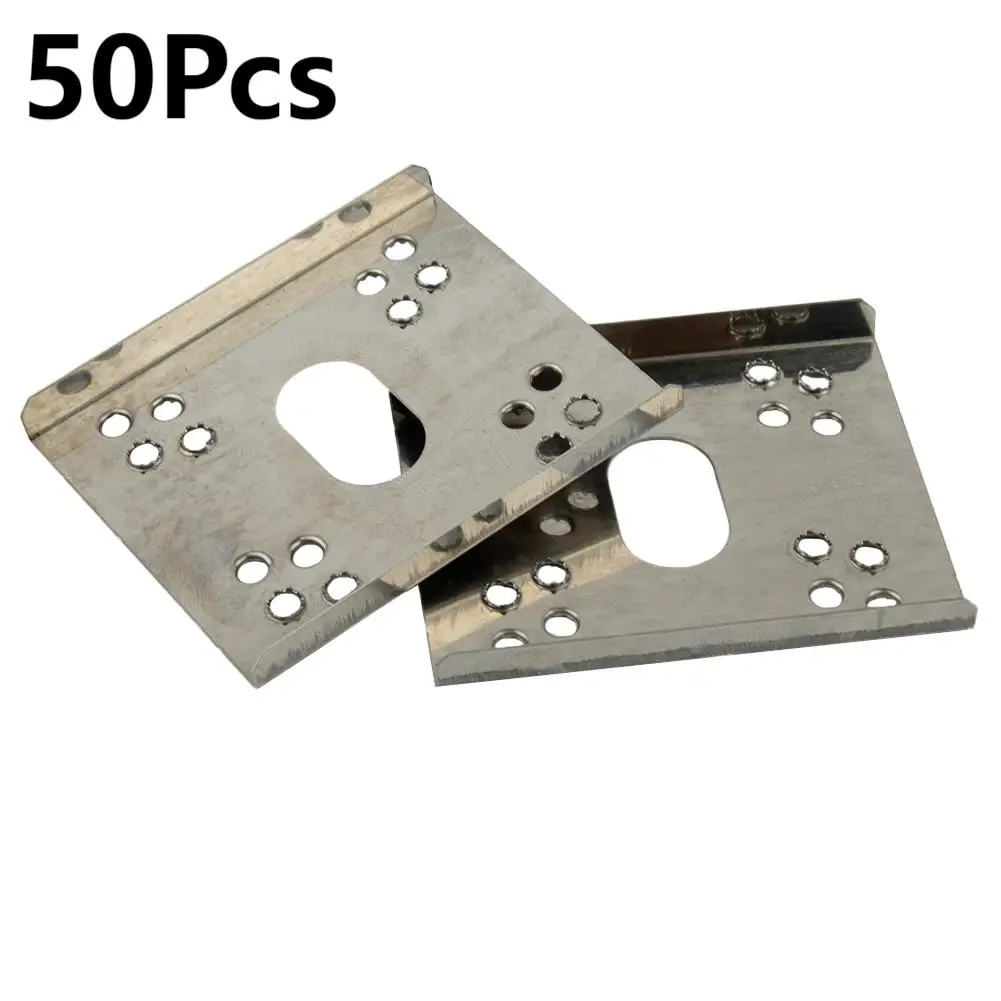 50 Stück Erdungsscheibe, C-förmiges Photovoltaik-Leitblech aus Stahl, vielseitige Erdungslösung, Solarstrom-Erdungsdichtung Image