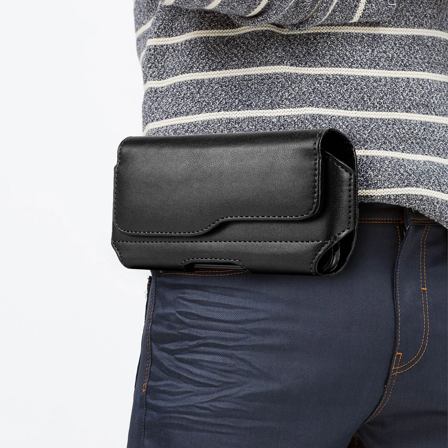Mode Leder Gürtel Clip Taille Tasche Handy Tasche Telefon Halter für 3,5-6,3 Zoll Handys iphone Samsung