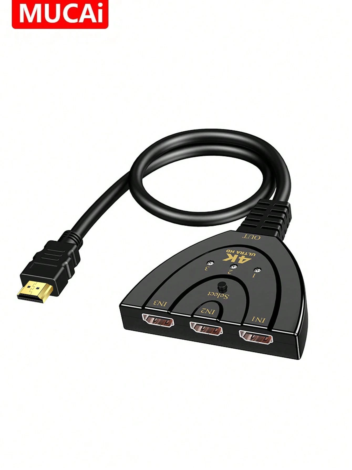 Mini-HDMI-Schalter 3x1 ohne Netzteil! 1080P 3D Full HD für PS5/PS3/Xbox Image