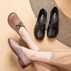 Frauen Wohnungen Nicht-slip Schuhe Aus Echtem Leder Loafer Frauen Casual Schuh Mutter Weiche Bequeme Schuhe Frühling Herbst Mode