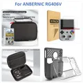 1/2 pezzi per Anbernic RG 406V custodia per lettore/pellicola protettiva in vetro temperato 9H protezione schermo HD/custodia per il trasporto/coperchio in TPU